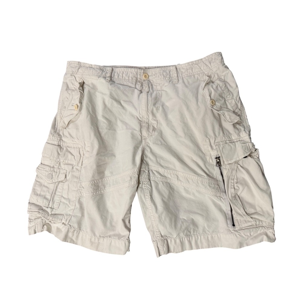 Polo Ralph Lauren Cargo Shorts Mens Cream Surplus Fit RL-067 Military Spec‎